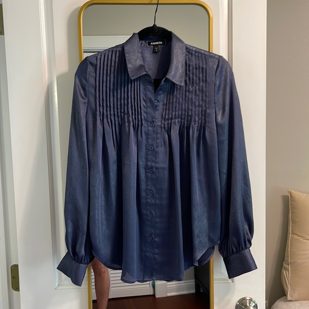 Express Button-Up Blouse